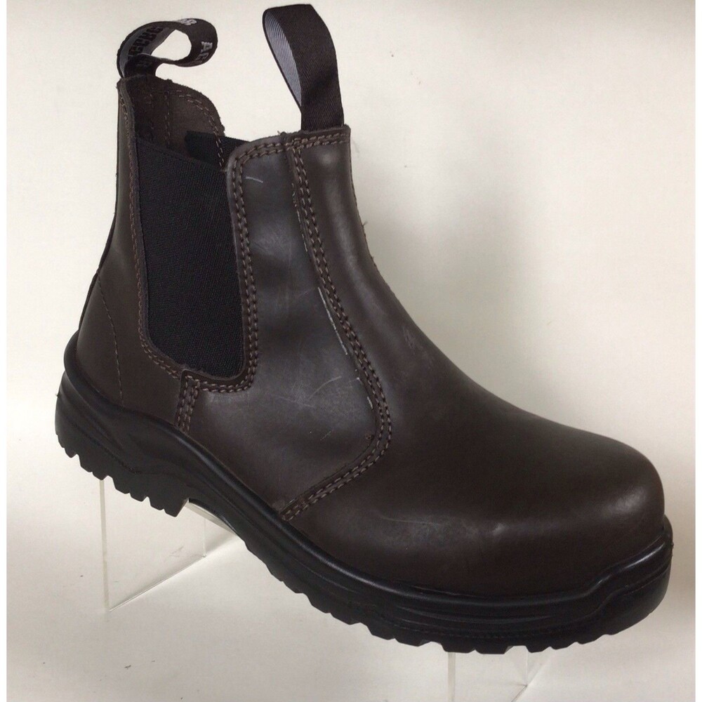 NEW AGGRESSOR Woman's Streamside Steel Toe Boots, Brown (Size 7 M)